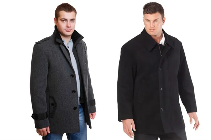 Классические шерстяные пальто для низкого сезона подходят мужчинам со скульптурной фигурой.