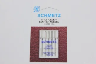 Игла для кожи Schmetz 130/705H LL (5шт) 100/16
