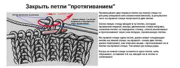 Как сшивать швы вязальными спицами