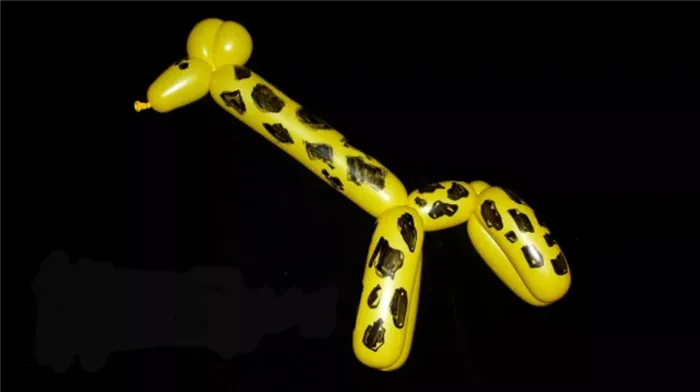 Воздушные шары с жирафом