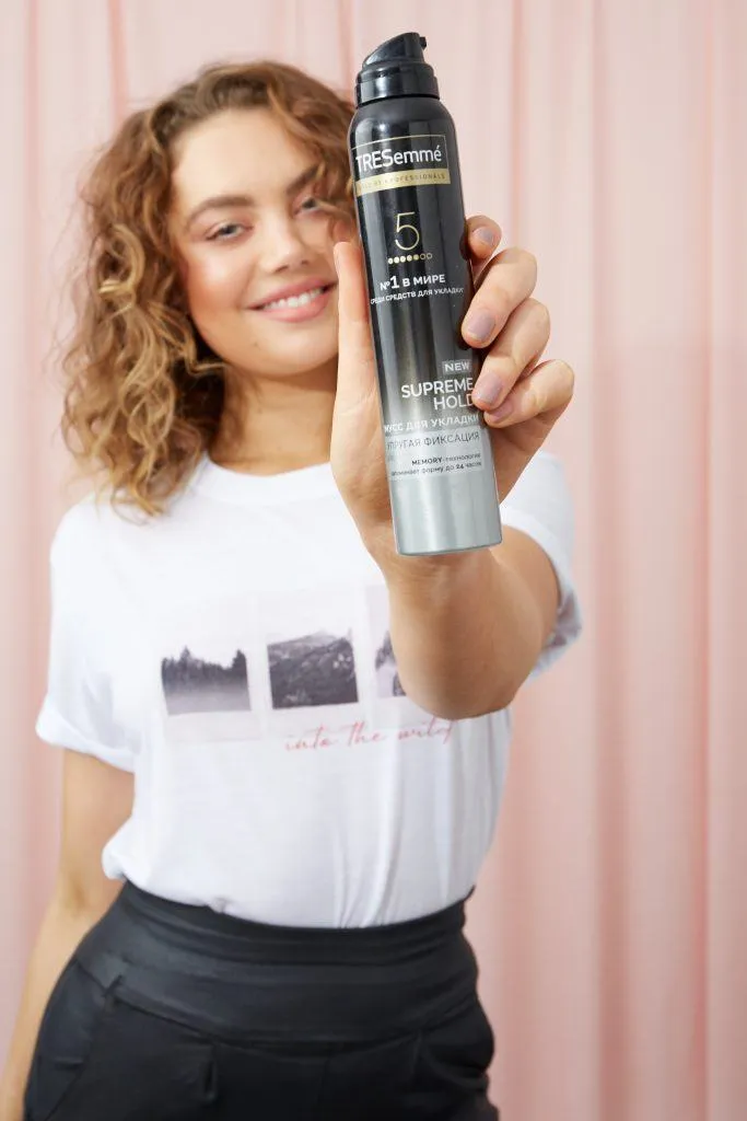 Как использовать TRESEMME MOUSSE TREESEMME DIFFUSER CURLY BROWN для волос длиной до плеч