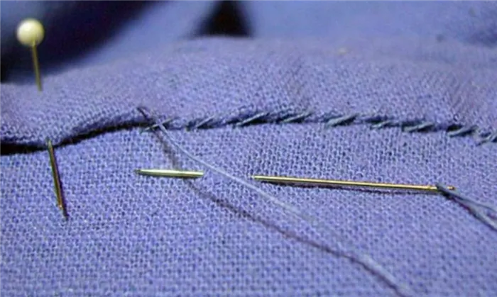 Как подвернуть брюки потайным швом вручную
