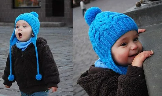 Фотография вязаной шапочки для ребенка от 2 лет и старше 