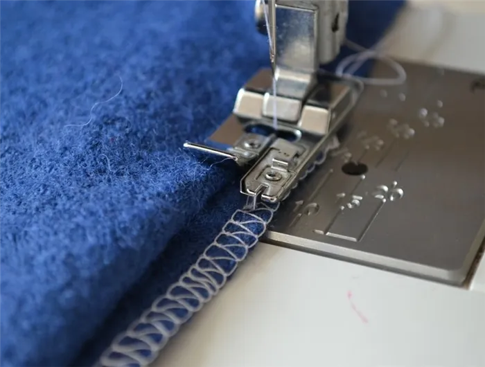 Потайное шитье на швейной машине