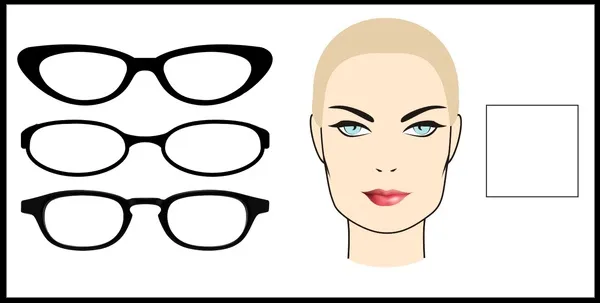 Очки и солнцезащитные очки, адаптированные к форме лица зрячих женщин. Правила. Современные инновации 2022.