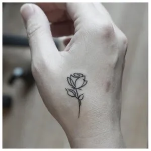 Ручка для татуировки розы