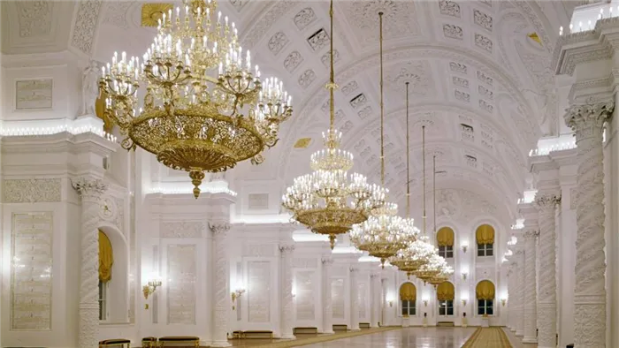 Залы Большого Кремлевского дворца.
