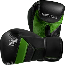 Зеленые боксерские перчатки Hayabusa T3