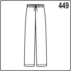 Выкройка женских брюк, размеры 44, 46 и 48
