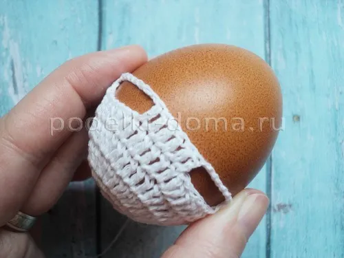 Вязаные ажурные яйца - 4 МК