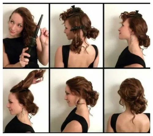 Как сделать боб на голове для длинных и средних волос. Цапацулики, современные, смешанные и собранные пучки. Фото.