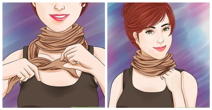 Как завязать шарф 
