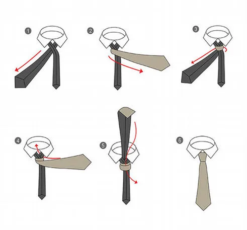 Как завязать тугой галстук маленьким узлом