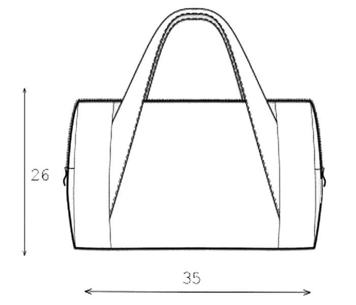Дизайн джинсовой сумки-бочонка
