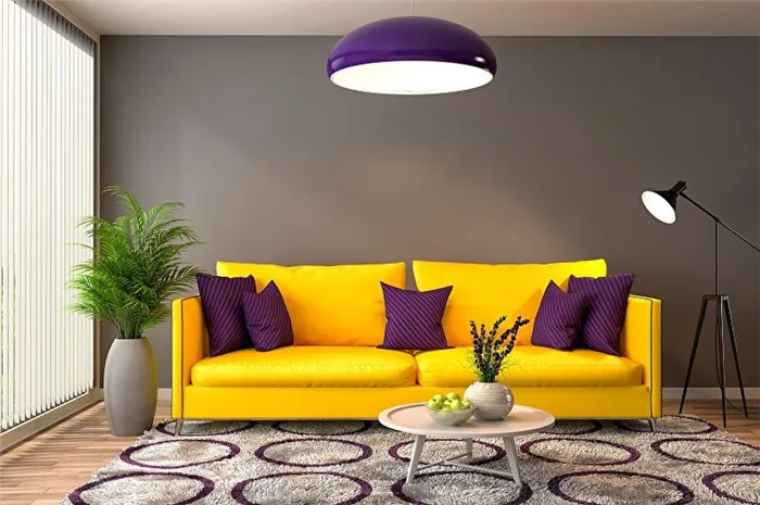 Фиолетовый и желто-фиолетовый цвета соответствуют каким цветам?