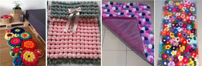 Инструменты для вязания ковров из пряжи