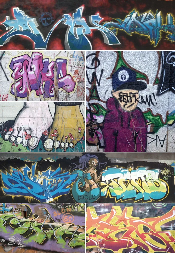 Стена славы: граффити карта Москвы. Фото №8.