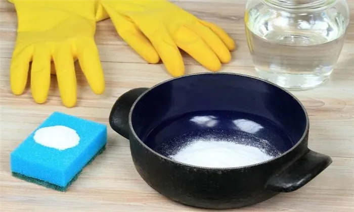 Мытье посуды с Pemolux - не самый безопасный метод, но очень эффективный.