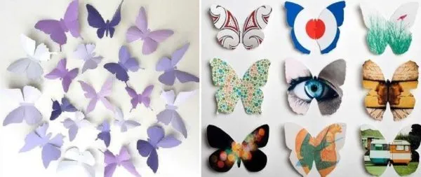 Это бабочки с декоративной каймой - их легко сделать, и они прекрасно выглядят.