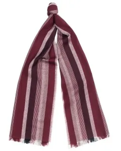 Полосатый шарф, ширина 40 см, текстиль