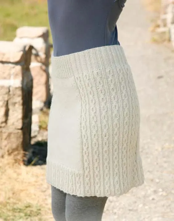 Белая рязанская юбка