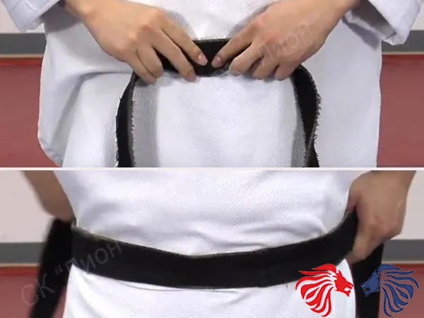 Как завязать пояс для детского кимоно