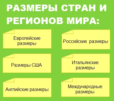 Размер одежды