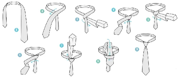 Как завязать узел галстука? Как завязать узел галстука: видео, фото с описанием и схемами
