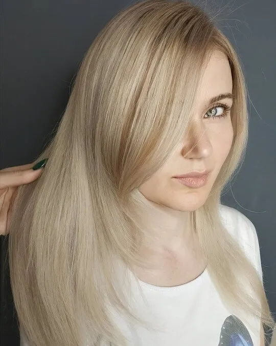Перманентный волнистый блондин