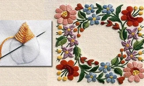 Сатиновые швы для начинающих. Узоры, узоры: цветочные розы, буквы, птицы. Техники 3D-вышивки.