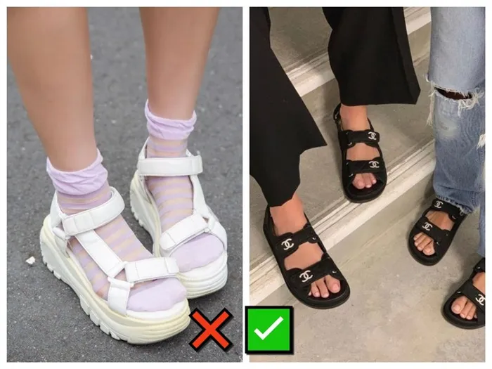 Как носить носки с сандалиями