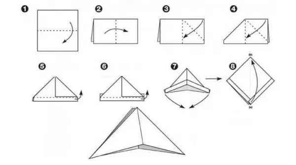 Дизайн пиратской шляпы оригами