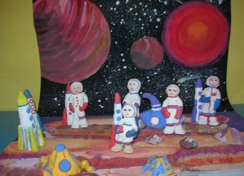 Поделки ко дню космонавтики для детского сада и школы этап 68