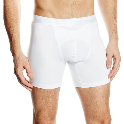 Белые трусы-боксеры HOMHO1LONG BOXER Brief