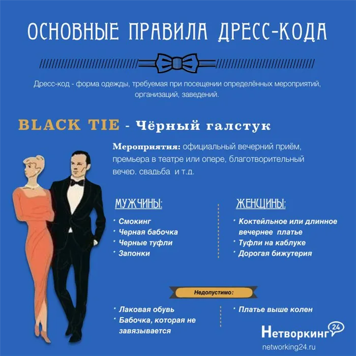 Дресс-код black tie