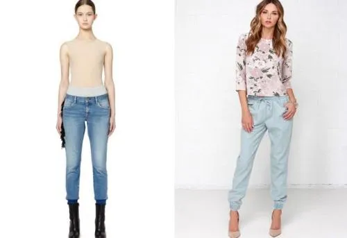 Как называются женские джинсы с резинкой внизу? Женские джинсы с эластичным поясом 2019 04