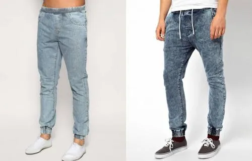 Джинсы с эластичным низом для мужчин. Как называются мужские джинсы с эластичным низом?