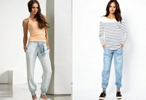 Как называются женские джинсы с эластичным низом? Женские джинсы с эластичным поясом 2019 03