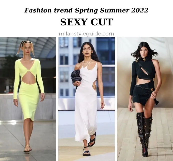 Мода на декольте в женской одежде весна-лето 2022 года