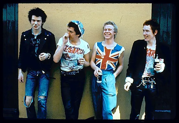 Sex Pistols во время тура по США (1978).