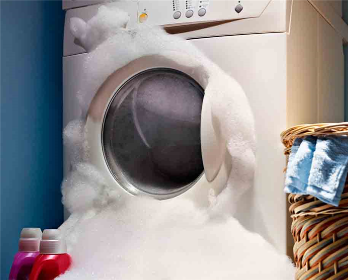 Избыток пены в стиральной машине