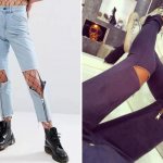 джинсы с дырками 2018