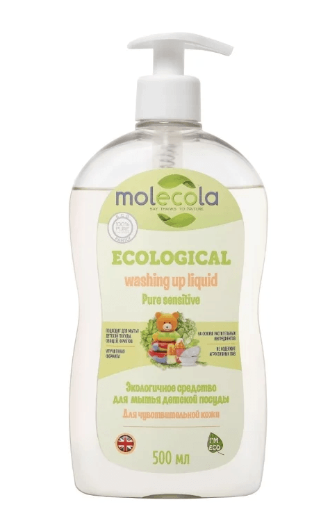 Экологически чисты гель для посуды Molecola