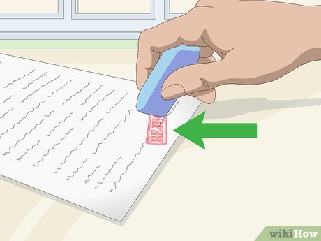 Изображение с названием Remove Ink Stamps from Papers Step 1