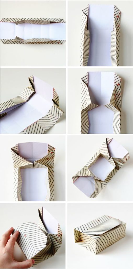 Оригами упаковка для подарков