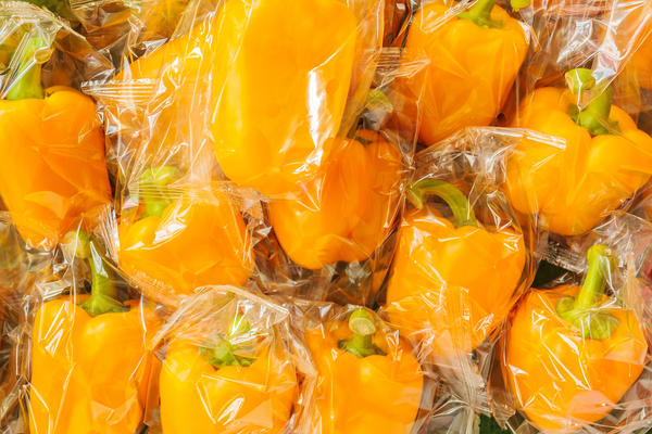 Хранение плодов болгарского перца в полиэтиленовых прозрачных мешочках