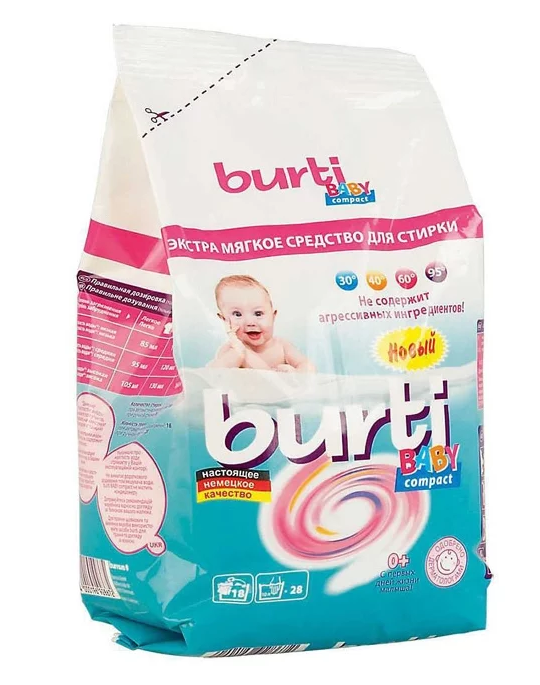 Концентрат без фосфатов для детской одежды Burti Baby Compact