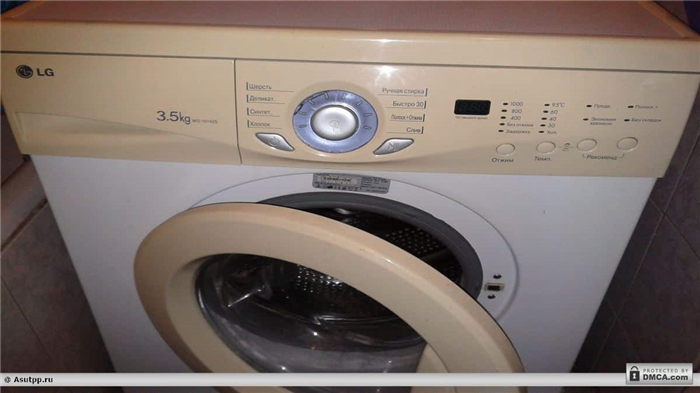 Общий вид стиральной машины